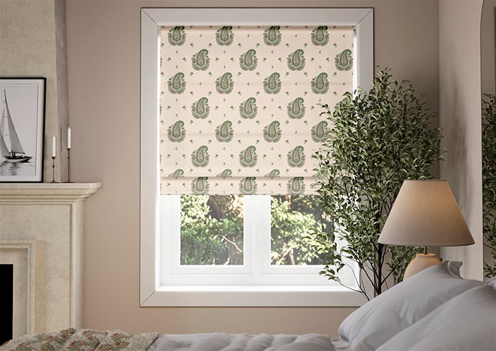 Petal & Block Boothi, Neem - Roman Blind - Image 3